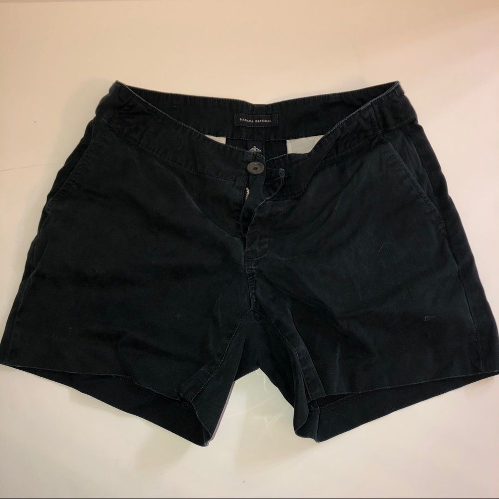 Banana Republic Black Cotton shorts